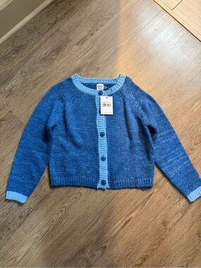 Princess Polly Two-Tone Blue Button-Up Cardigan